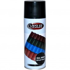 Краска VESLEE  для металлочерепицы, Черный Темный  RAL 9005(12шт)