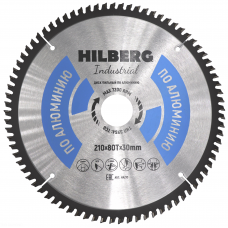 Диск Пильный HILBERG Industrial по алюминию 210*30*80T (1шт/50шт)