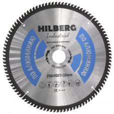 Диск Пильный HILBERG Industrial по алюминию 250*30*100T (1шт/50шт)