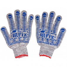 Перчатки "Ир-Фикс Лепесток Серый" ХБ с ПВХ 10кл.5нит(250пар)