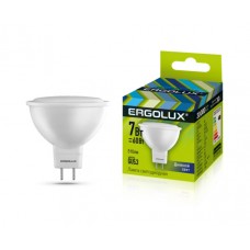 Ergolux LED-JCDR-7W-GU5.3-6K (Эл.лампа светодиодная JCDR 7Вт GU5.3 6500K 172-265В)
