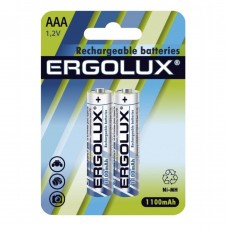 Ergolux   AAA-1100mAh Ni-Mh BL-2 (NHAAA1100BL2, аккумулятор,1.2В) (2/24/480шт) 12446