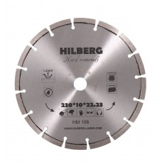 Диск алмазный HILBERG Hard Materials, Laser, сегментный 230*22,23мм , HM106