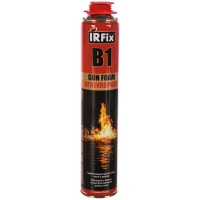 Огнеупорная профессиональная монтажная пена IRFIX В1 750 мл 10005