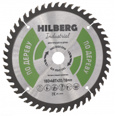 Диск Пильный HILBERG Industrial по дереву 180*48Т*20/16 (1шт/50шт)