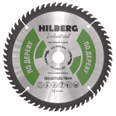 Диск Пильный HILBERG Industrial по дереву 185*60T*20/16 (1шт/50шт)